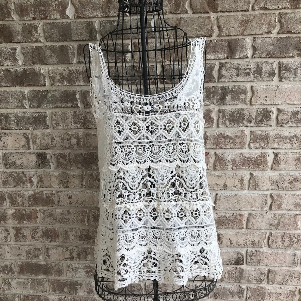 Solitaire Ravi Khosla open knit top Girls Large